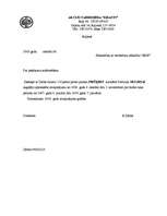 Paraugs 'Rīkojums par atvaļinājuma piešķiršanu', 1.