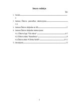 Referāts 'Antons Čehovs: personība un daiļrade', 2.