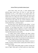 Referāts 'Antons Čehovs: personība un daiļrade', 4.