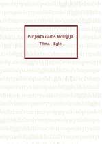 Referāts 'Egle', 1.