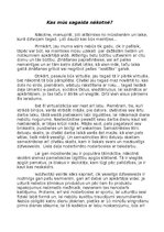 Eseja 'Kas mūs sagaida nākotnē?', 1.