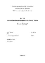 Referāts 'Atkritumu apsaimniekošana Latvijā', 1.
