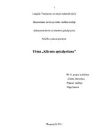 Referāts 'Klientu apkalpošana', 1.