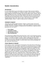 Konspekts 'Sweden Cultural Characteristics', 3.