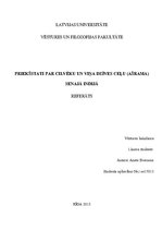 Referāts 'Priekšstati par cilvēku un viņa dzīves ceļu ašramas Senajā Indijā', 1.