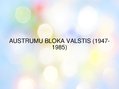 Prezentācija 'Austrumu bloka valstis', 1.