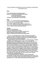 Konspekts 'Latvijas Republikas parlamentārais periods - demokrātijas nostiprināšana vai pol', 1.