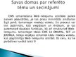 Prezentācija 'CMS-bazēto web-lietojumu izstrādāšana, izmantojot modeļu - vadības pieeju', 7.