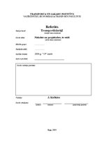 Konspekts 'Piekabes un puspiekabes, to veidi', 1.