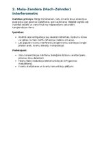 Konspekts 'Interferometri – darbības principi, veidi un pielietojumi', 2.