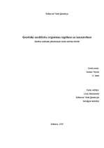 Referāts 'Ģenētiski modificētu organismu iegūšana un izmantošana', 1.