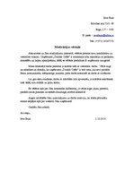 Paraugs 'Motivācijas vēstule', 1.