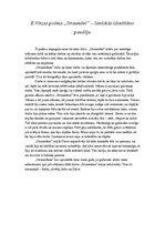 Eseja 'E.Virzas poēma "Straumēni" - latviskās identitātes paudēja', 1.
