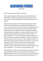 Referāts 'Aleksandrs Puškins', 1.