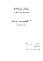 Referāts 'Svārstības un viļņi', 1.