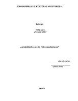 Referāts 'Arodslimības un to risku mazināšana', 1.