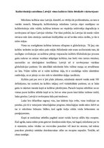 Eseja 'Kultūrsituācija mūsdienu Latvijā: viena kultūras fakta detalizēts raksturojums', 1.