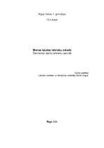 Konspekts 'Semestra darbs latviešu valodā "Manas kļūdas latviešu valodā"', 1.