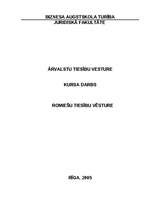 Referāts 'Romiešu tiesību vēsture', 1.