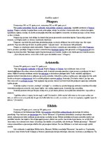 Konspekts 'Gleznas "Svētais vakarēdiens" analīze un antīkie autori Pitagors, Aristotelis, E', 2.