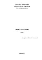 Referāts 'Aptaujas metodes', 1.