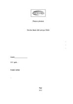 Prakses atskaite 'Prakses pārskats "Nordea Bank AB" Latvijas filiālē', 1.