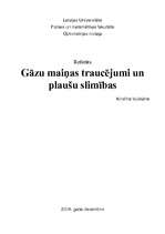 Referāts 'Gāzu maiņas traucējumi un plaušu slimības', 1.
