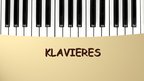 Prezentācija 'Klavieres', 1.