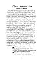 Eseja 'Ētiskā problēma - vides piesārnošana', 1.