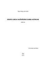 Referāts 'Edvarts Virza', 1.
