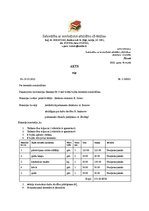 Paraugs 'Rīkojums un akts', 2.