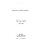 Biznesa plāns 'Lauku māja “Aizpure”', 3.