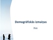 Prezentācija 'Demogrāfiskās izmaiņas', 1.