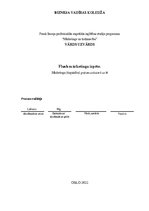 Prakses atskaite 'Uzņēmuma mārketinga izpēte', 1.