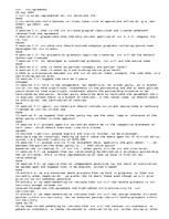 Eseja 'Agreement History', 1.