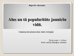 Referāts 'Alus un tā popularitāte jauniešu vidū.', 20.