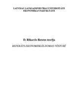 Referāts 'D.Rikardo rentes teorija', 2.