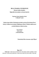 Konspekts 'Valūtas tirgus būtība. Pirktspējas paritātes princips', 1.