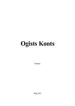 Referāts 'Ogists Konts', 1.