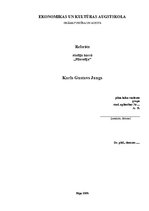 Konspekts 'Karls Gustavs Jungs', 1.