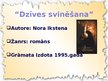Prezentācija 'Noras Ikstenas romāna "Dzīves svinēšana" analīze', 2.