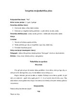 Konspekts 'Integrētās rotaļnodarbības plāns', 1.