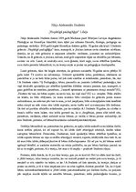 Eseja 'Jūlijs Aleksandrs Students "Vispārīgā paidagoģija"', 1.