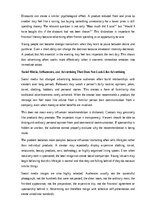 Eseja 'The influence of advertising on young people', 3.