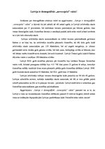 Eseja 'Latvija ir demogrāfiski "novecojoša" valsts', 1.