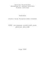 Referāts 'Eiro', 1.