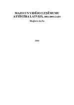 Diplomdarbs 'Mazo un vidējo uzņēmumu attīstība Latvijā (2002.-2005.g.)', 1.