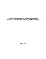 Konspekts 'Aktuālie notikumi māsu un vecmāšu praksē Latvijā laika periodā no 1989. līdz 200', 1.