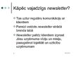 Prezentācija 'Newsletter (ziņu vēstule)', 4.