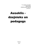 Referāts 'Auseklis - dzejnieks un pedagogs', 3.